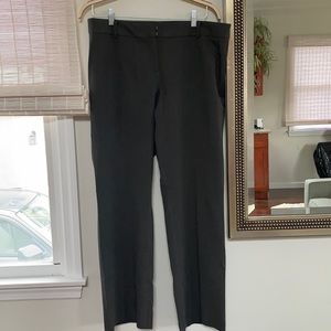 Talbots Graphite Heather Grey Modern Suit Pants